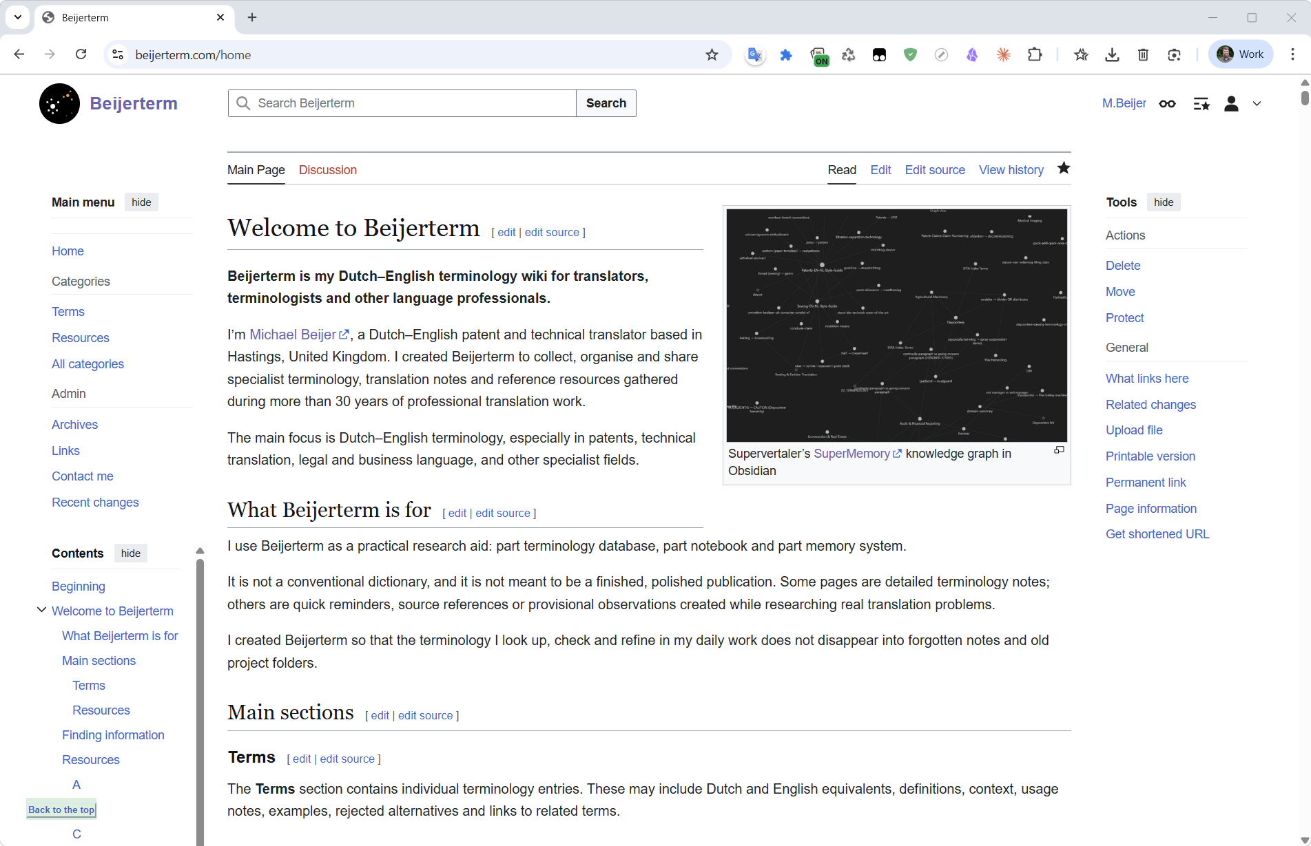Beijerterm – open multilingual terminology database with specialist Dutch/English terms